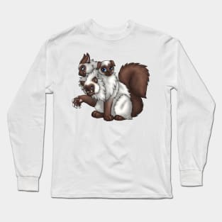 CerPURRus: Chocolate Point Long Sleeve T-Shirt